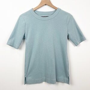 Duluth Trading Soft Mint Green Short-Sleeve Cotton Crewneck T-Shirt Size XS